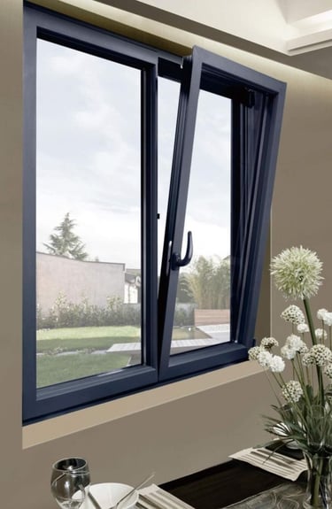 pvc kapı ve pencere sistemi ile yenilenmiş yaşam alanı