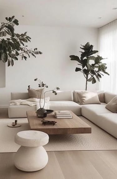 laminant parke uygulaması ile yenilenmiş modern yaşam alanı zemini