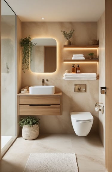 banyo yenileme projesi tamamlanmış alan