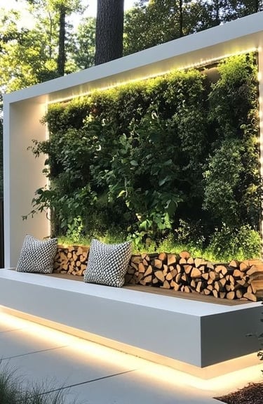 peyzaj tasarım ve uygulama çözümleriyle düzenlenmiş alan