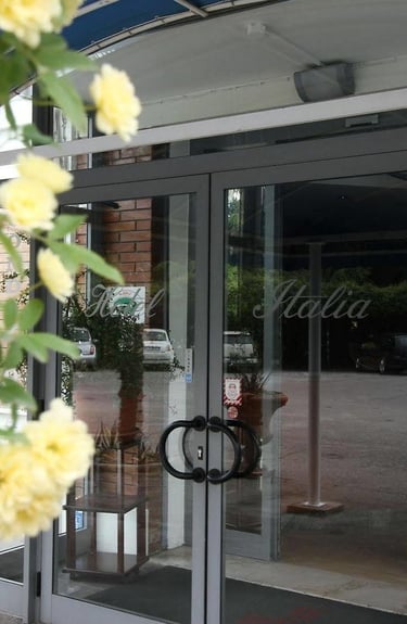 Ingresso Hotel Italia Occhiobello Rovigo