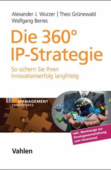 Cover of the book ‘The 360° IP Strategy’ by Prof. A. Wurzer et al.