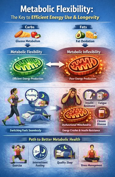 Why Metabolic Flexibility May Be the Missing Link in Longevity and Healthy Aging