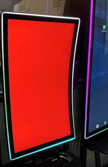Beautiful & Attractor Halo Surround for 4k c curved touch screen