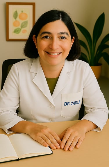 Imagem de uma médica nutricionista profissional 