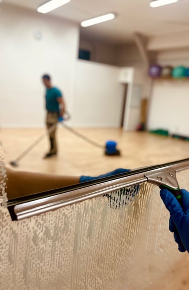 Nettoyage de salle de sport par M&M Services Pro à Rouen