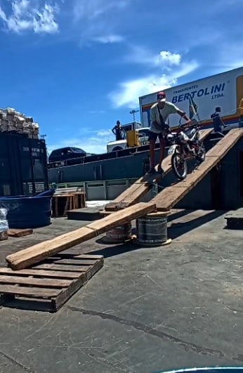 a man riding a ramp on a ramp