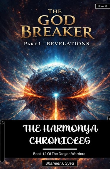 Book 12 Cover - Book 12 Of The Dragon Warriors The God Breaker Part 1