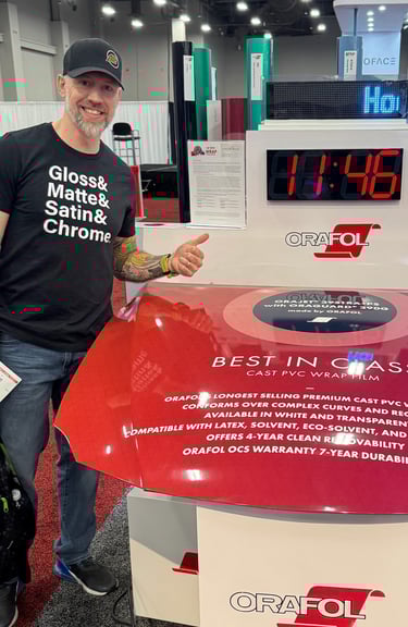 Brice Shepherd attending ISA Sign and Graphics Expo in Las Vegas, NV