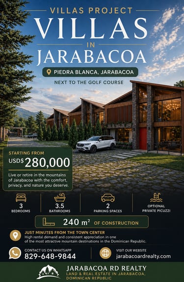 Villas Project in Jarabaco, just 4 villas gated 