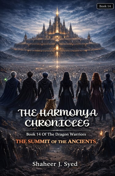 Book 14 Cover - Book 14 Of The Dragon Warriors The Summit of the Ancients