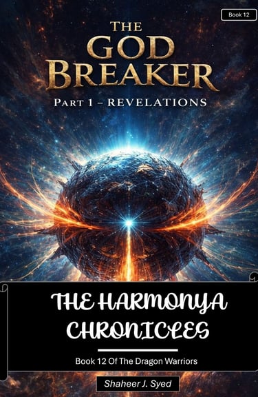 Book 12 Cover - Book 12 Of The Dragon Warriors The God Breaker Part 1