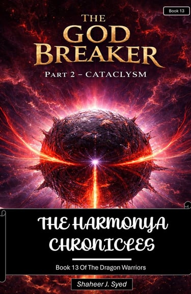 Book 13 Cover - Book 13 Of The Dragon Warriors The God Breaker Part 2