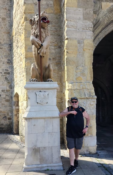 Jeff at The Bargate in Southampton, England