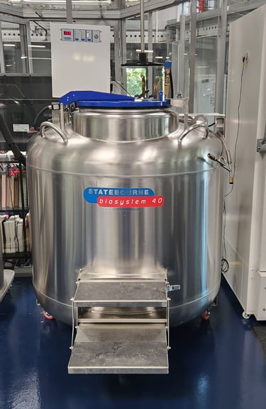 Standard liquid nitrogen biobank. CTIBIOTECH. Biobank. Tissues.