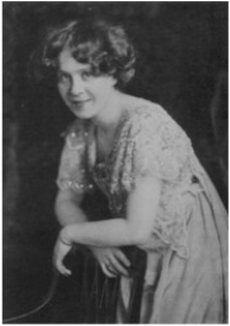 Portrait de Valborg Werbeck-Svärdström, liée à la méthode de chant Werbeck