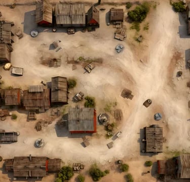 Battle map farwest, western, cowboy