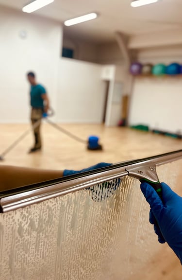 Nettoyage de salle de sport par M&M Services Pro à Rouen
