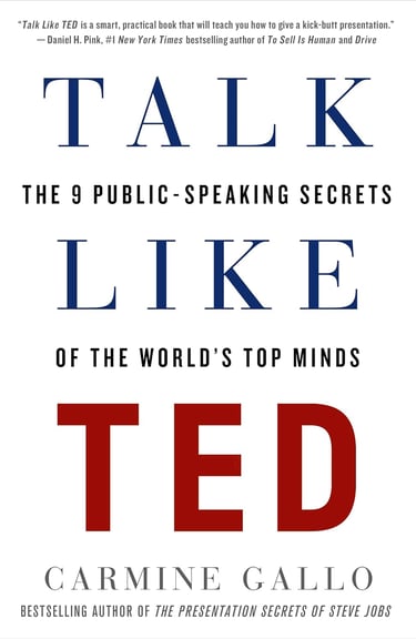Talk Like TED Book