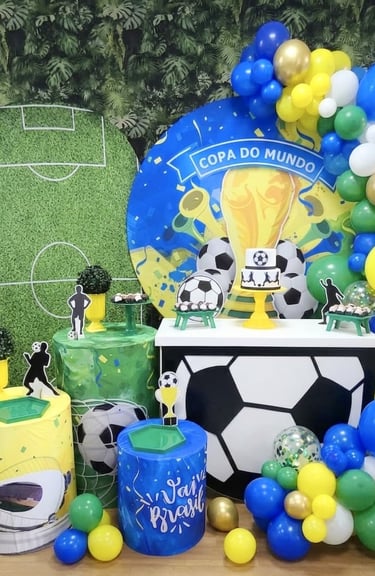 Decoração Aniversário Copa