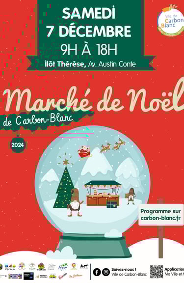 marché Noel Carbon Blanc 2024 Oyats
