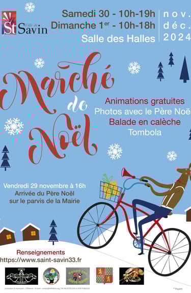 Marché Noel St Savin 2024