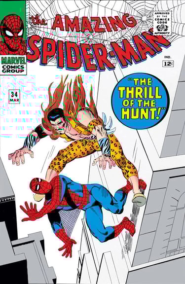 Cover of Amazing Spider-Man 34