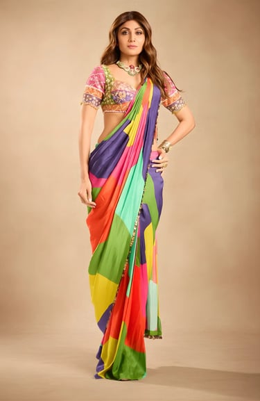Shilpa Shetty Saree