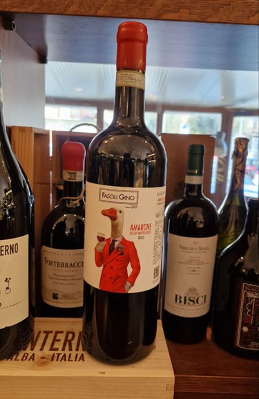Amarone biologico Fasoli Gino per enoteca