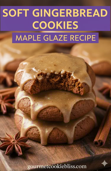 soft gingerbread cookies maple glaze recipe