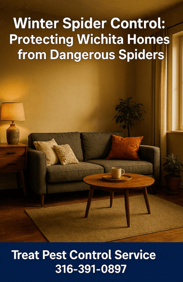 Winter Spider Control Wichita KS Treat Pest Control Service