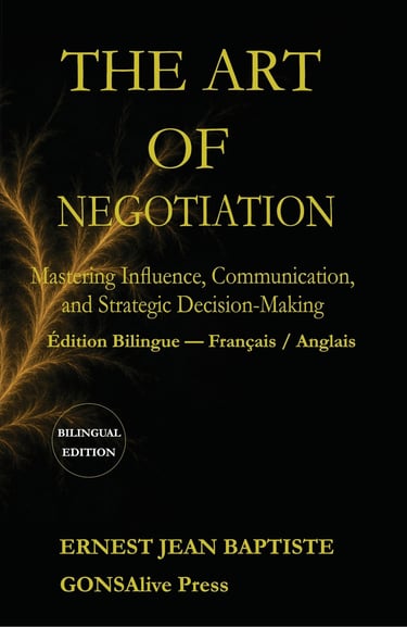 The Art of Negotiation book cover by Ernest Jean Baptiste