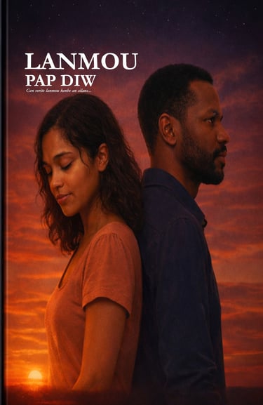 Lanmou Pap Diw book cover by Ernest Jean Baptiste