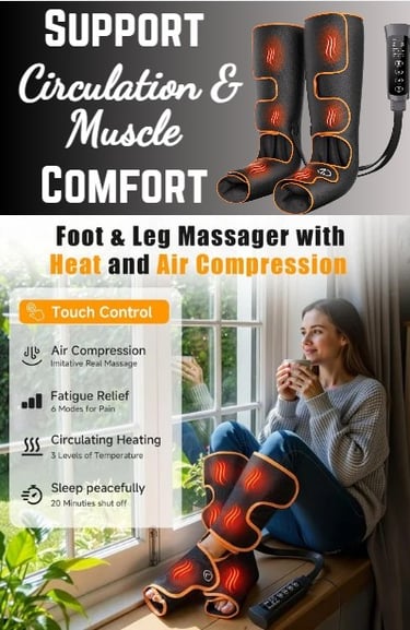 Foot and Leg Compression Massager