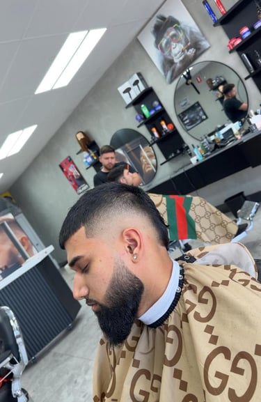 Men’s cut - Silver Barber Braybrook