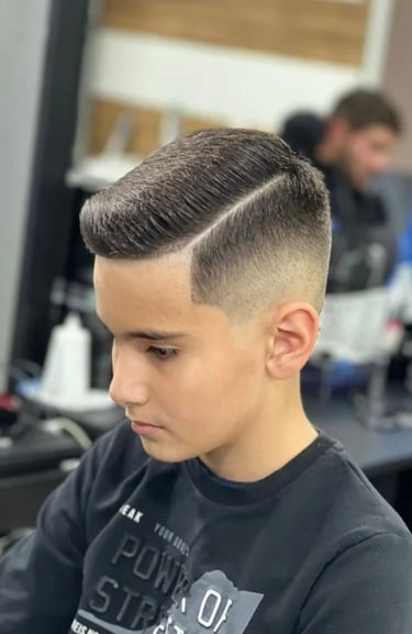 Kid’s Skin Fade - Silver Barbers Braybrook