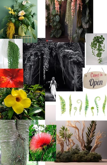 moodboard plantes sauvages