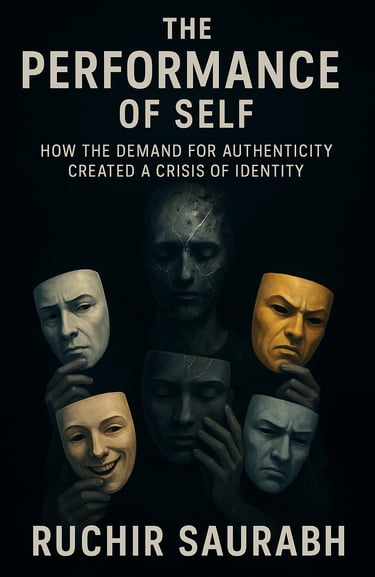 Official book cover for The Performance of Self by Ruchir Saurabh.