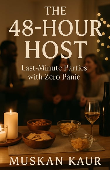 a table with candles and candles on it