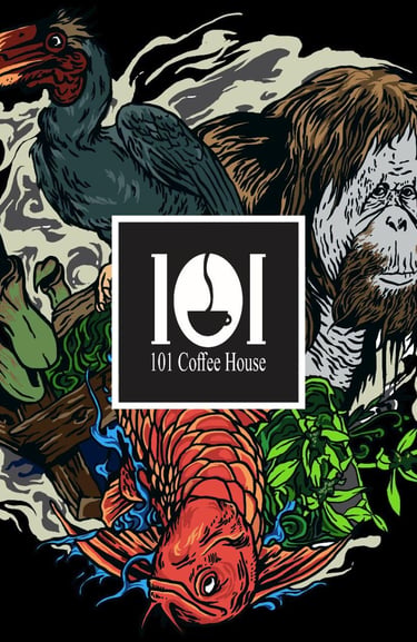 101 coffee house pontianak kalimantan barat menyediakan kopi liberika robusta arabika, pelatihan barista, pelatihan roaster