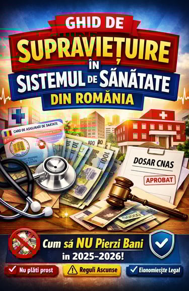 Află cum să NU pierzi bani în sistemul de sănătate din România în 2026. Ghid clar despre CNAS, servi