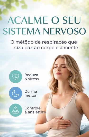 Descubra como a respiração abdominal regula o sistema nervoso, reduz o stress e promove uma calma du