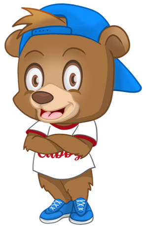 Cabinet  cubby baseball player folded Arms