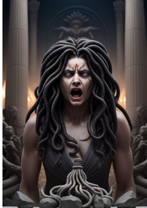 Angry Medusa artwork
