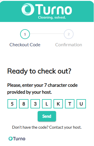 Image of checkout code