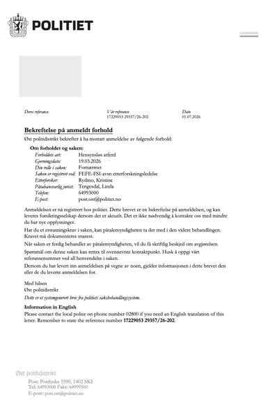 Øst politidistrikt, Fredrikstad Politi, Salah Al-Saadi, Fredrikstad SV,  Fredrikstad Kommune, 