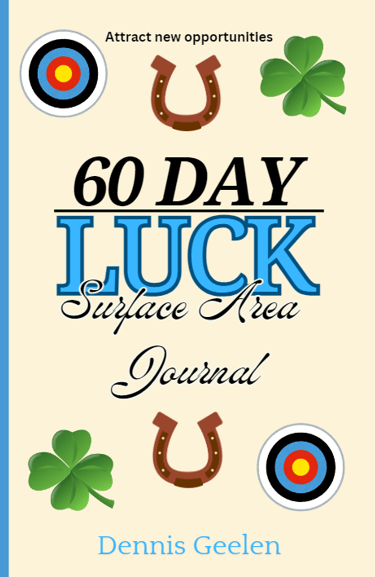 Cover of 60 Day Luck Surface Area Journal by Dennis Geelen 