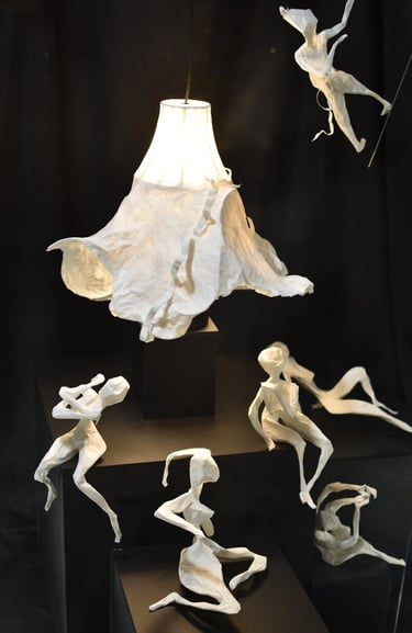 installations sculpture papier millau