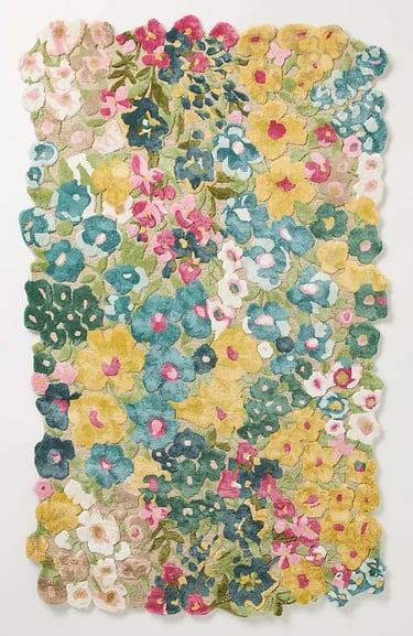 Anthropologie's Floral-Shaped Rug to buy