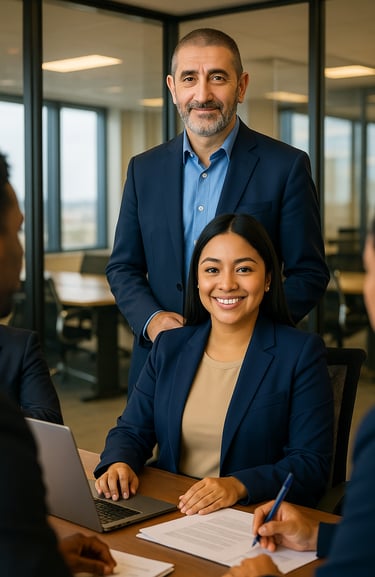 Domingo Gil y el equipo de ISPmax colaborando en consultoría digital y optimización web